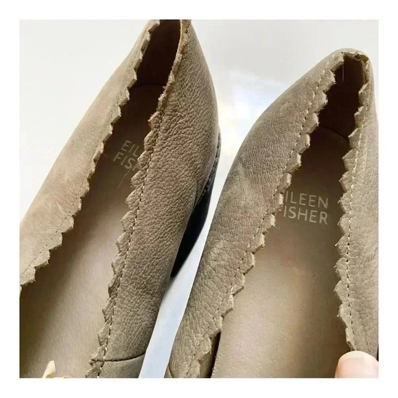 Eileen Fisher Harria Leather Platform Loafer size 9.5 - Picture 6 of 11